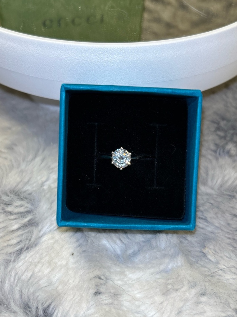 Classic Solitaire - Moissanite 925 Silver 1 TCW